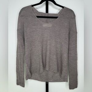 Zara Knit Sheer Brown Sweater - Effortless Elegance in Every Stitch